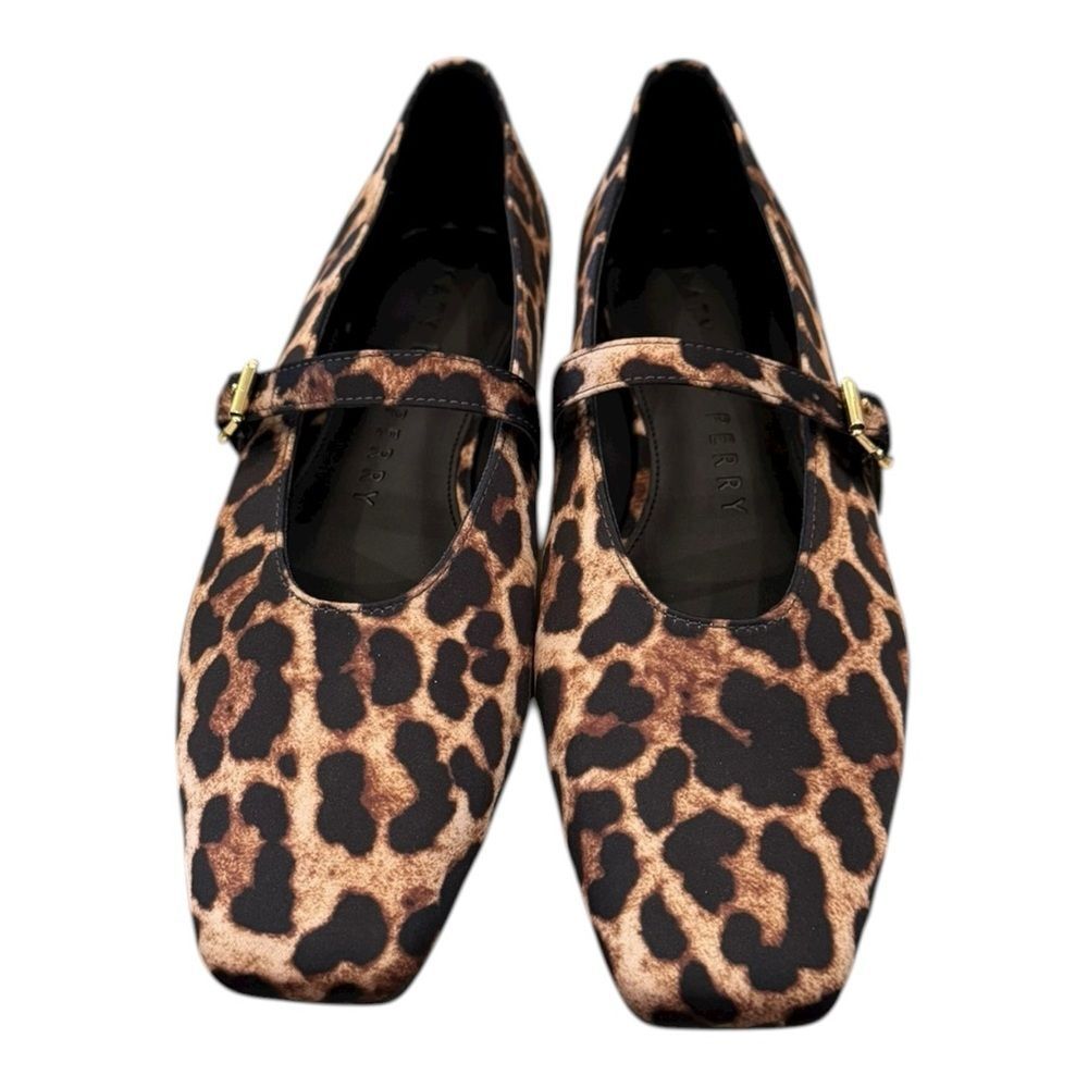 Katy Perry Collections The Evie Leopard Print Women's Mary Jane Shoes 5 - Picture 4 of 6